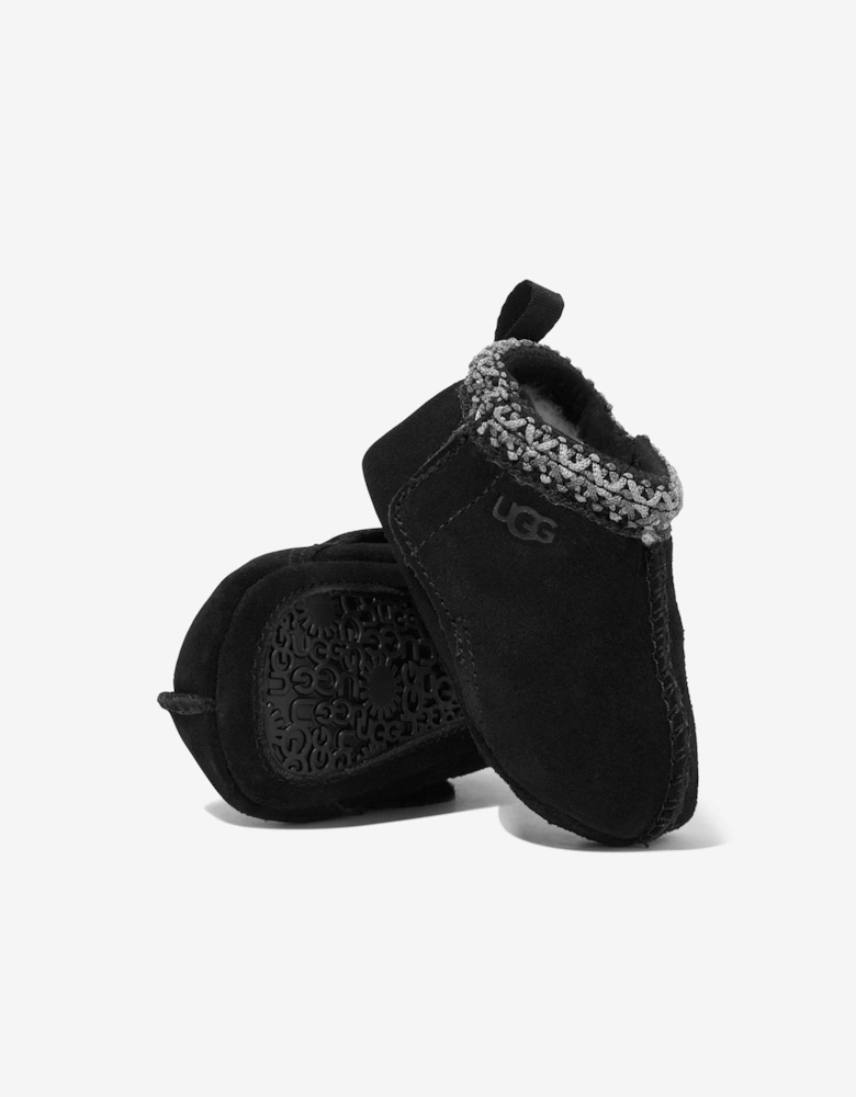Baby Tasman Slippers in Black