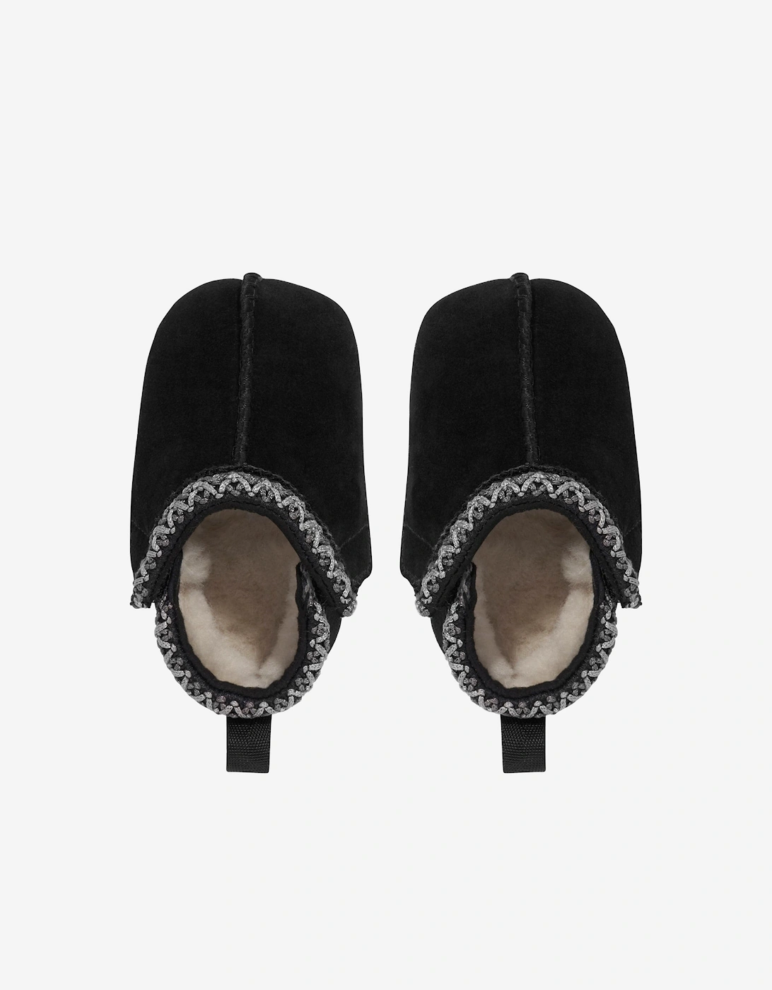 Baby Tasman Slippers in Black