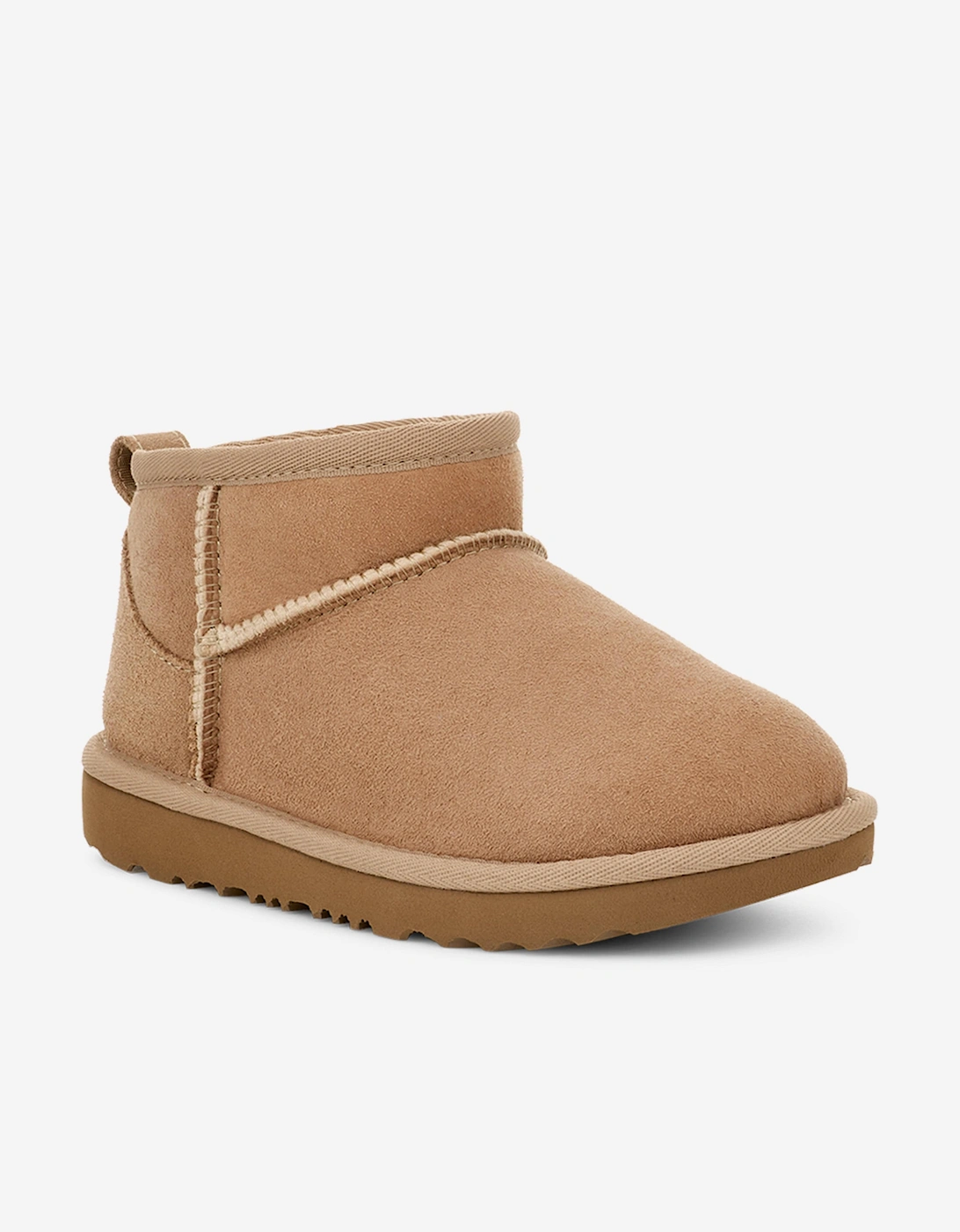 Kids Classic Ultra Mini Boots in Beige