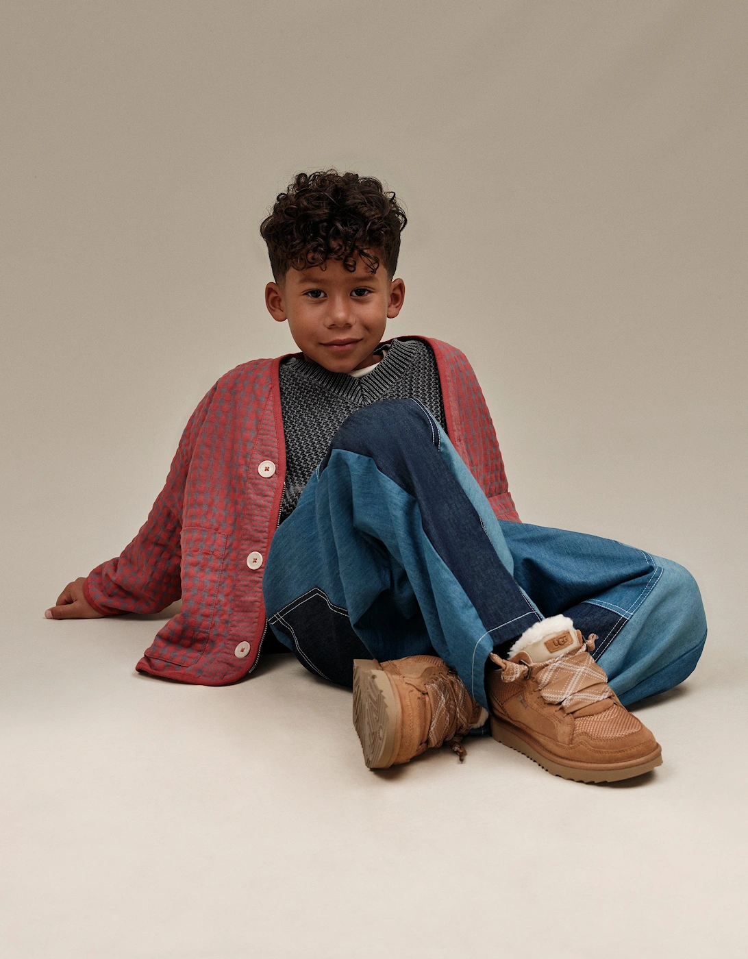 Kids Lowmel Trainers in Brown