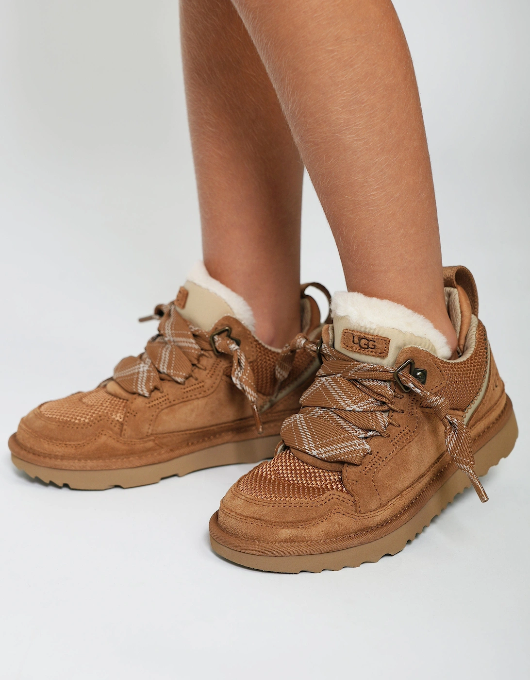 Kids Lowmel Trainers in Brown