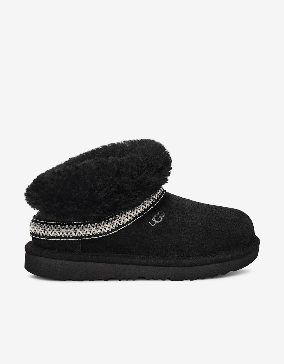 Kids Classic Mini Crescent Boots in Black