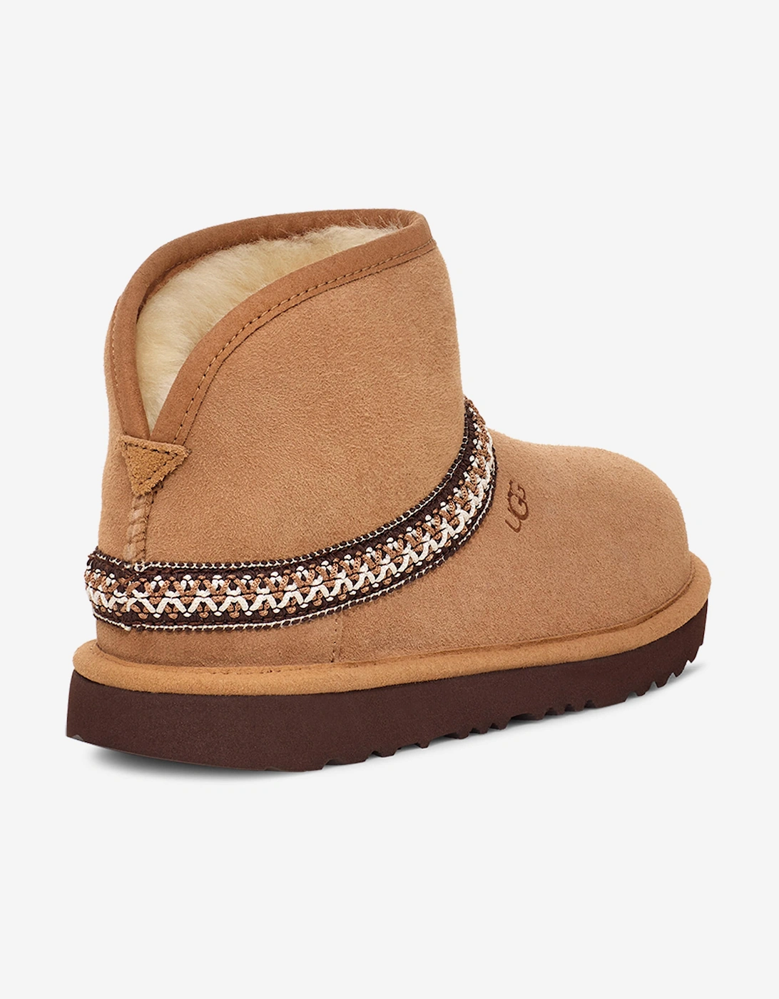 Kids Classic Mini Crescent Boots in Brown