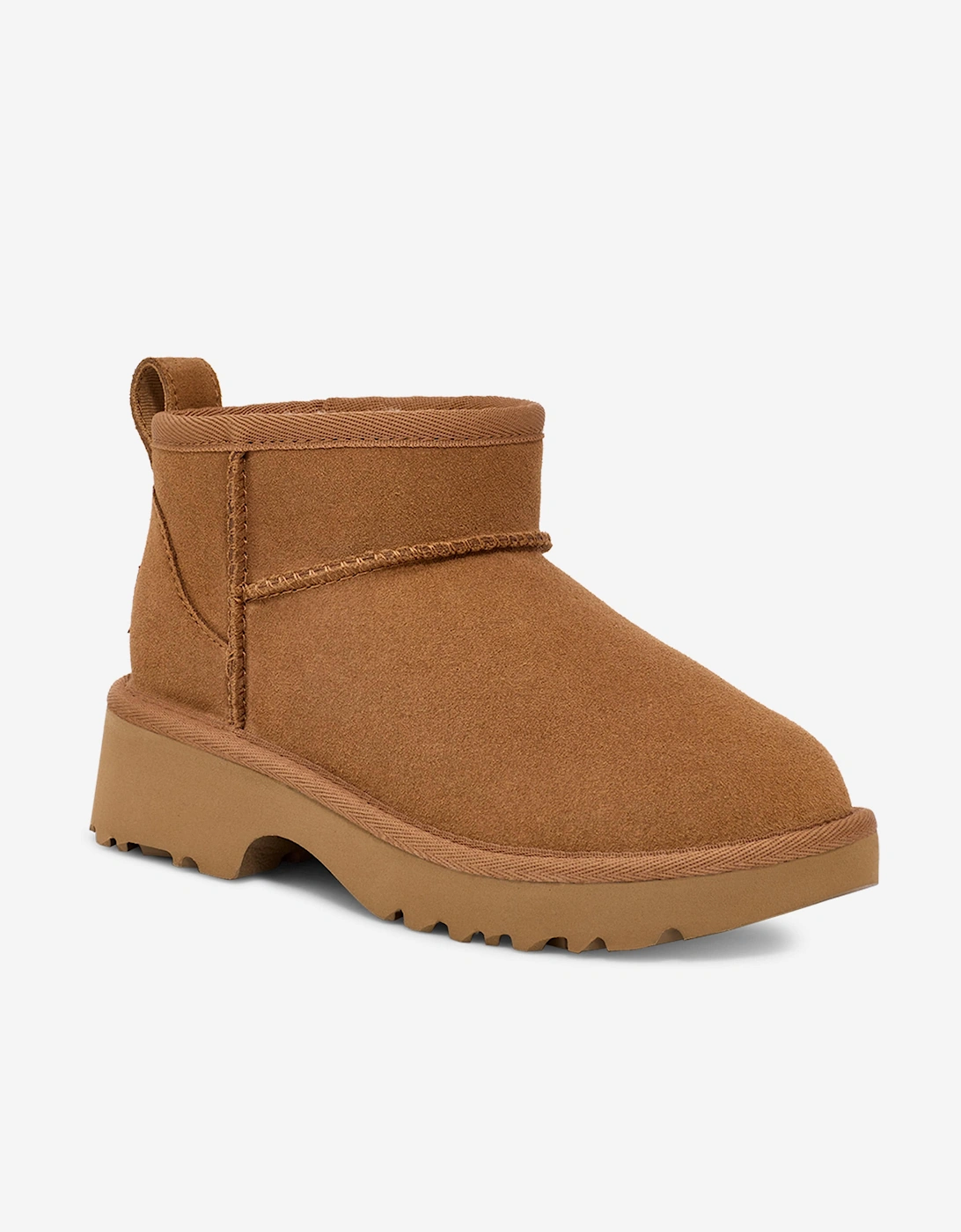 Girls Classic Ultra Mini New Heights Boots in Brown