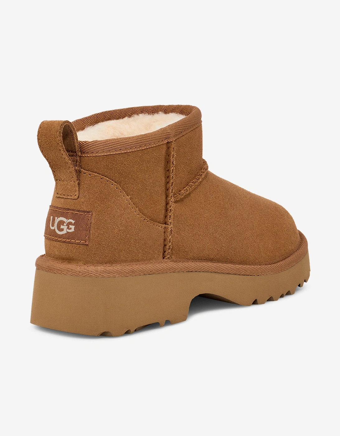 Girls Classic Ultra Mini New Heights Boots in Brown