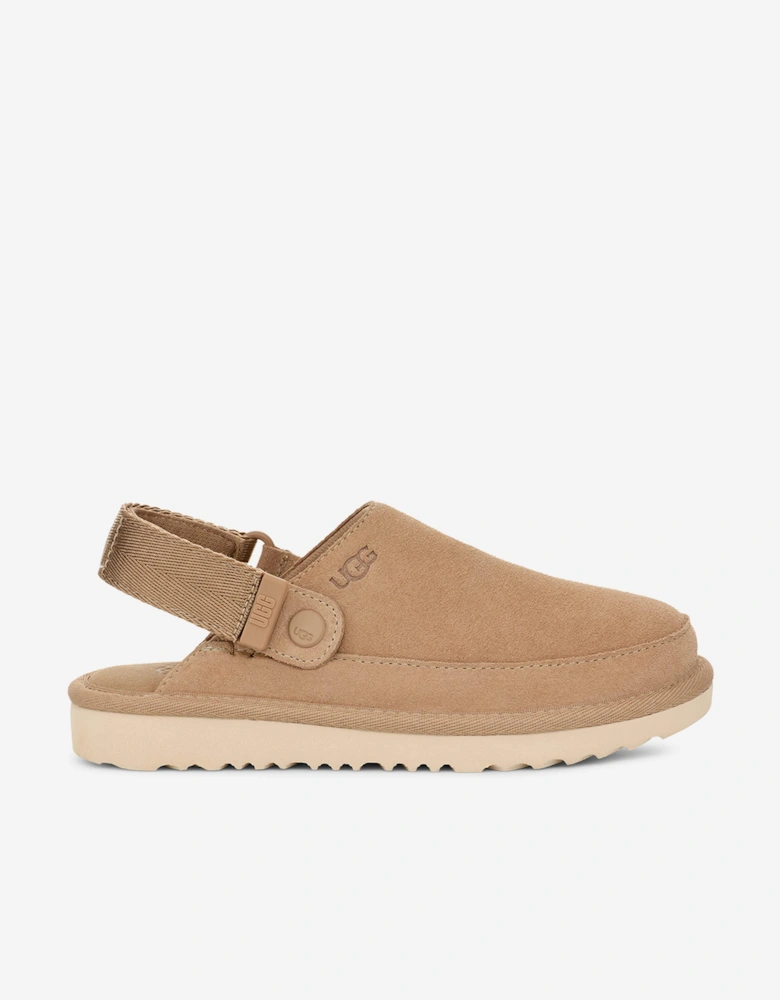 Girls Goldenstar Clogs in Beige