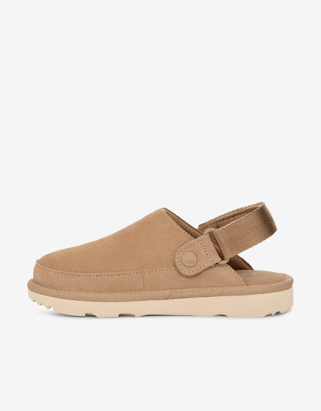 Girls Goldenstar Clogs in Beige