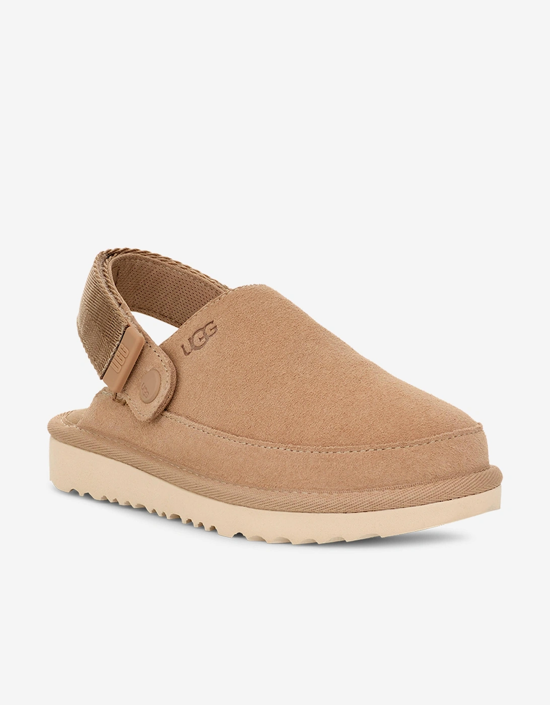 Girls Goldenstar Clogs in Beige