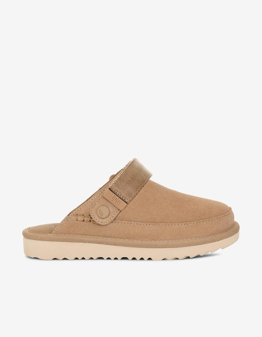 Girls Goldenstar Clogs in Beige