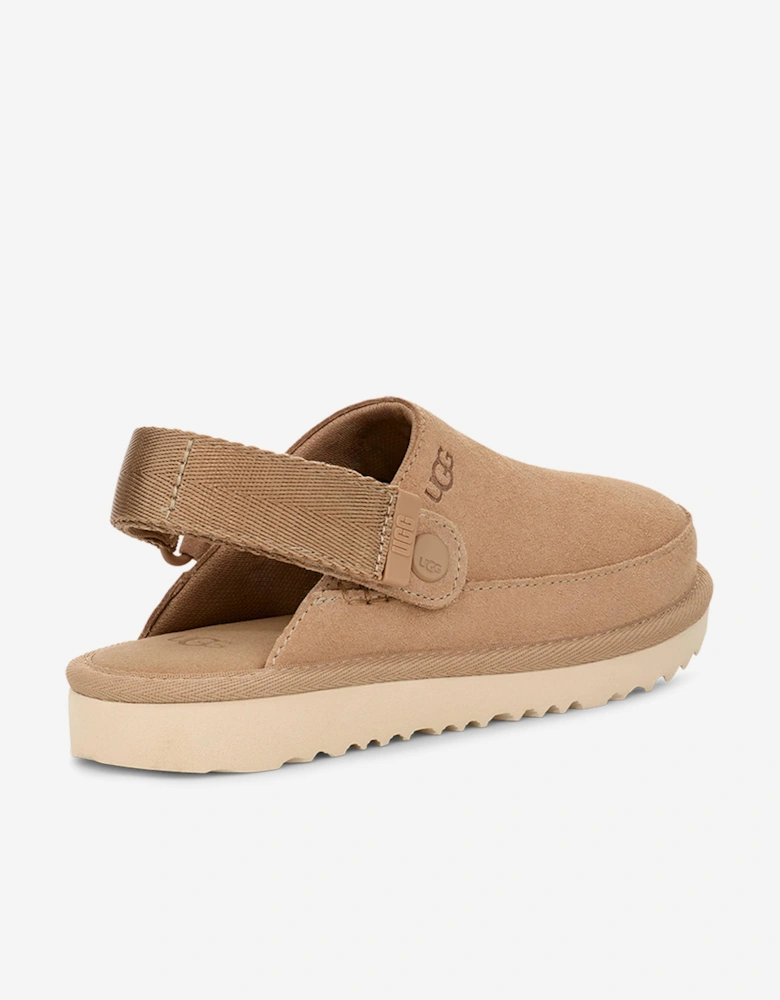 Girls Goldenstar Clogs in Beige