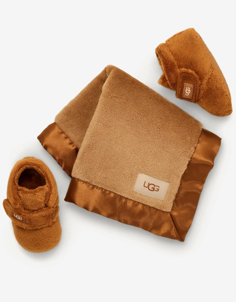 Baby Bixbee and Lovey Gift Set in Brown