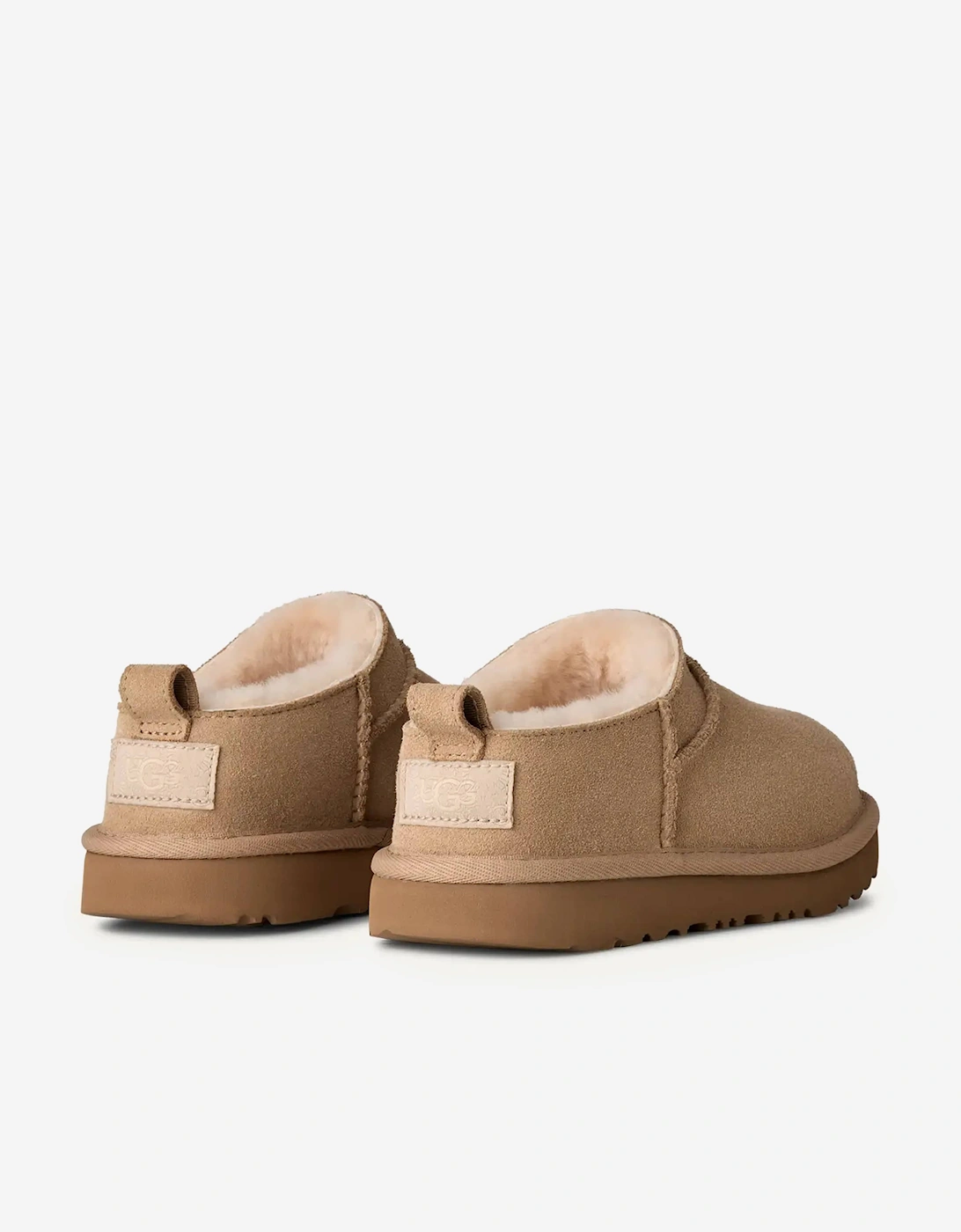 Kids Classic Micro Slippers in Beige