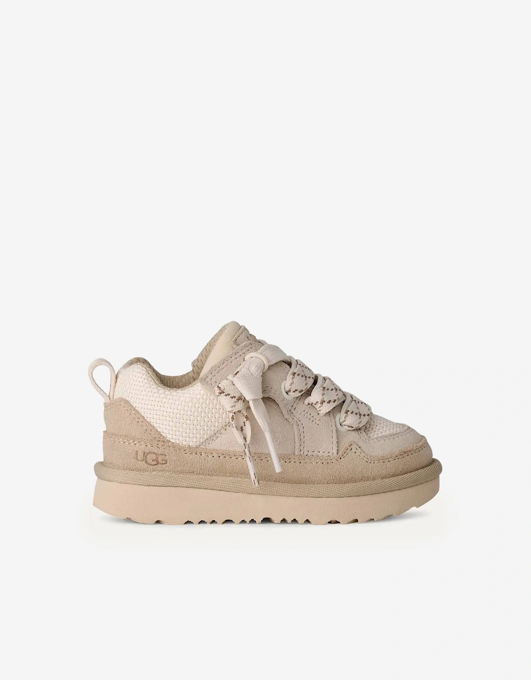 Boy's UGG Kids Lo Lowmel Trainers in Ivory - Cream - Size: EU 33.5 uk 1 us 2