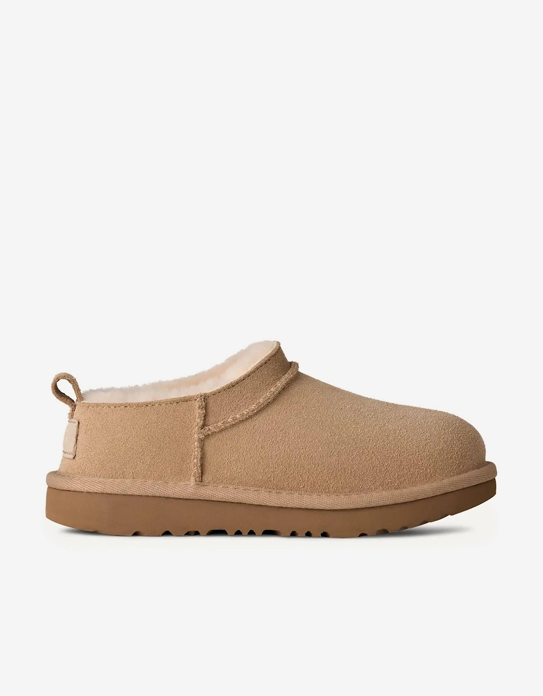 Girl's UGG Kids Classic Micro Slippers in Sand - Cream - Size: EU 26 uk 8 us 9
