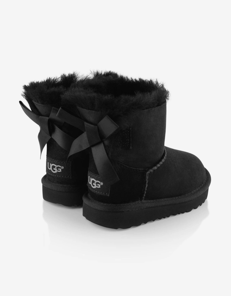 Girls Mini Bailey Bow II Boots in Black