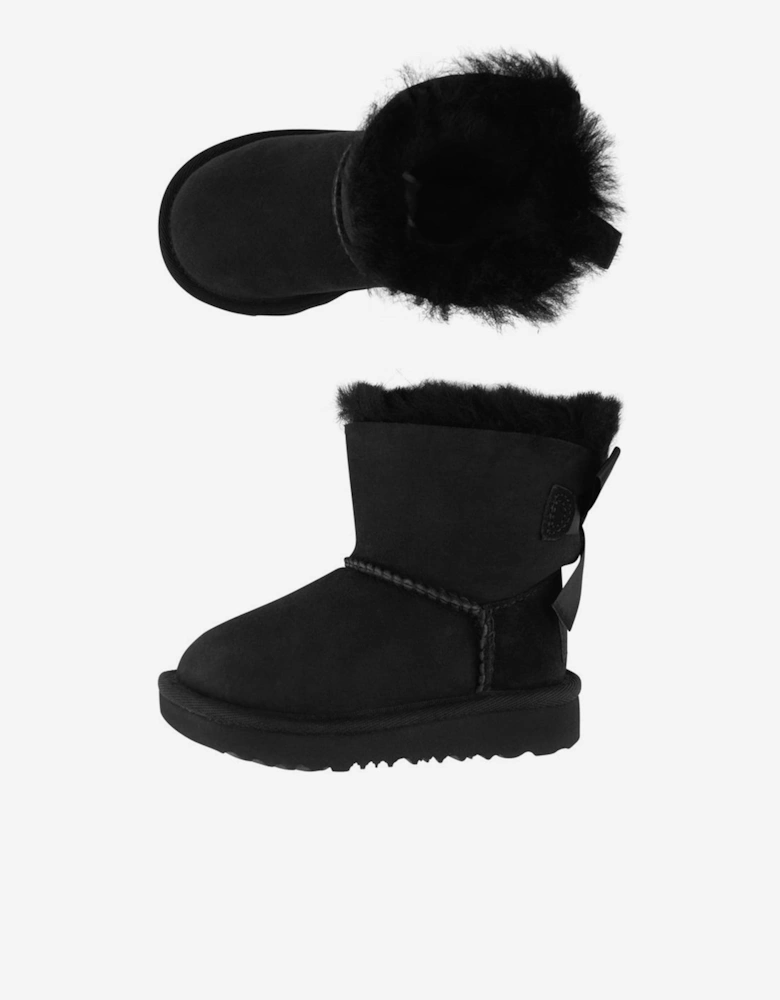 Girls Mini Bailey Bow II Boots in Black