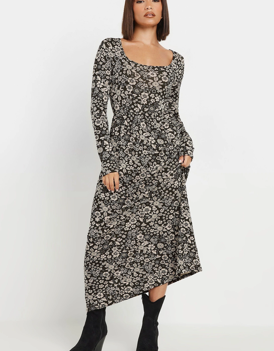 Petite Floral Tea Dress, 2 of 1