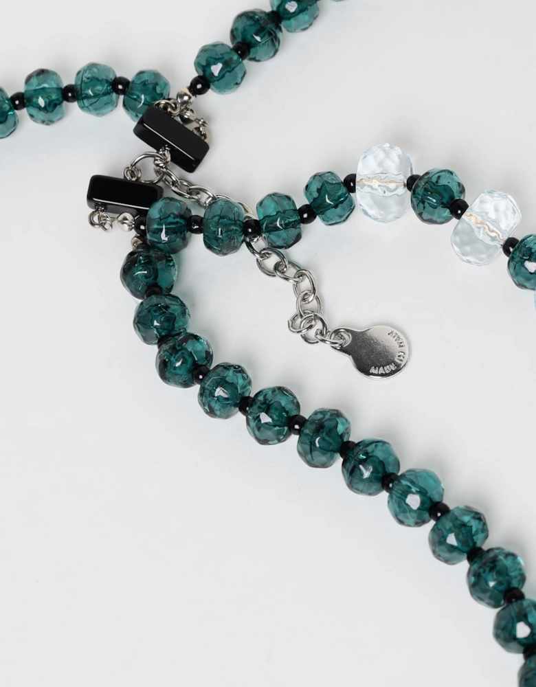 Double Strand Beaded Necklace