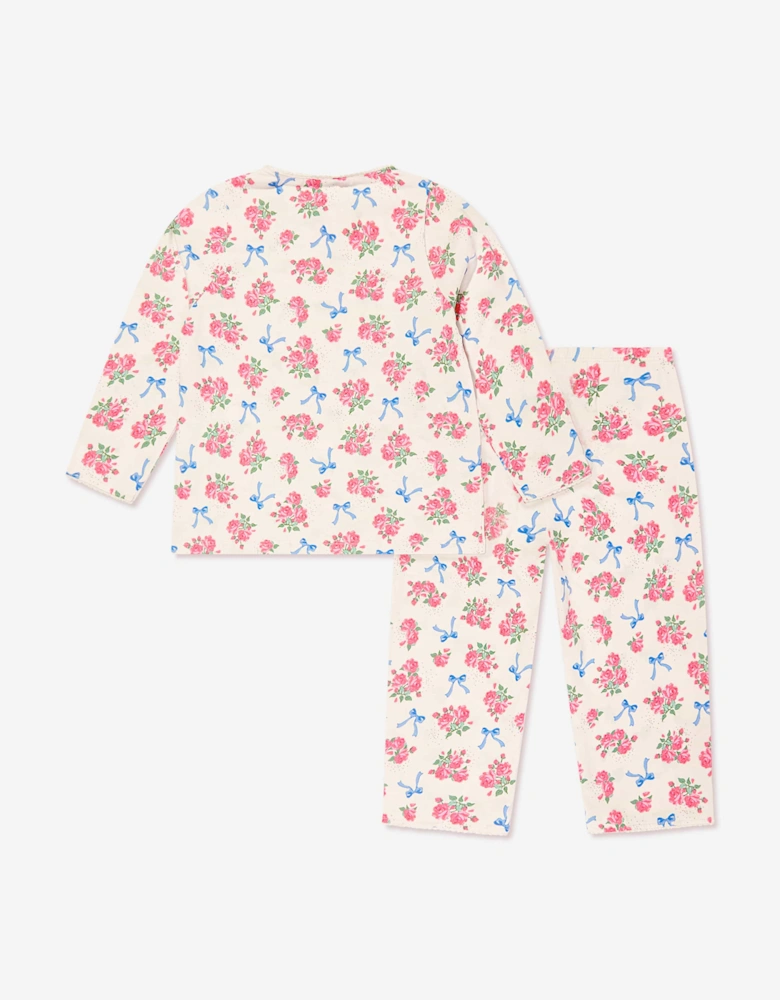 Girls Bella Rosita Trouser Set in Ivory