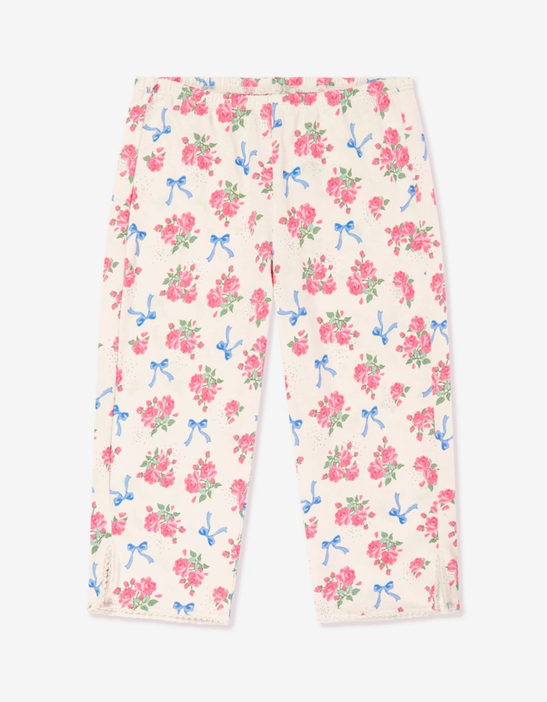 Girls Bella Rosita Trouser Set in Ivory