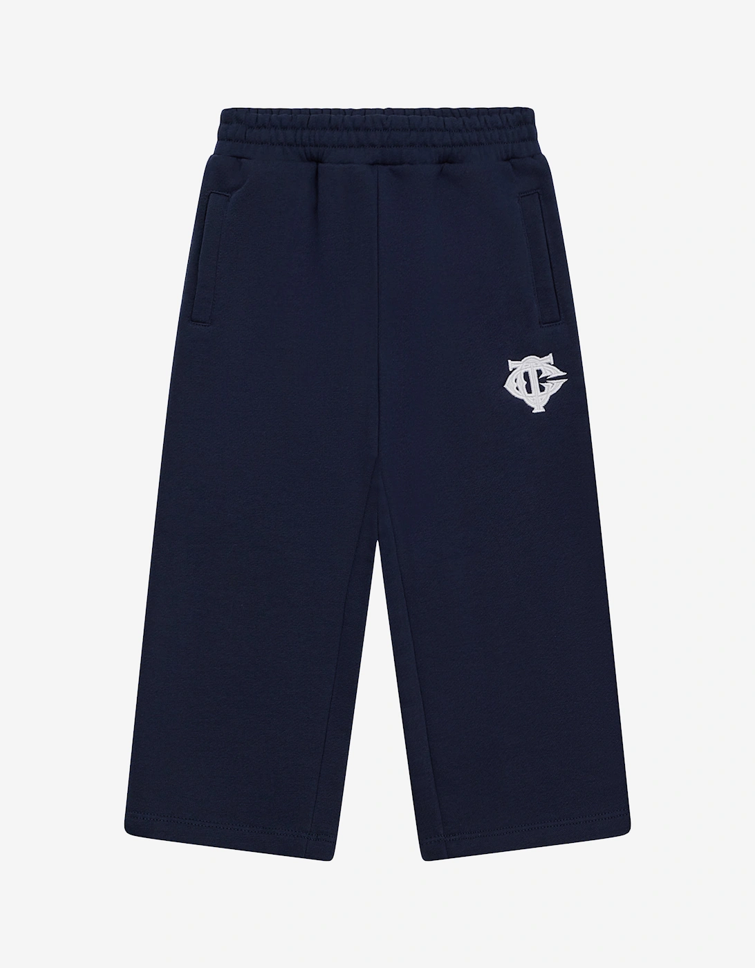 Kids Emblem Applique Joggers in Navy, 5 of 4