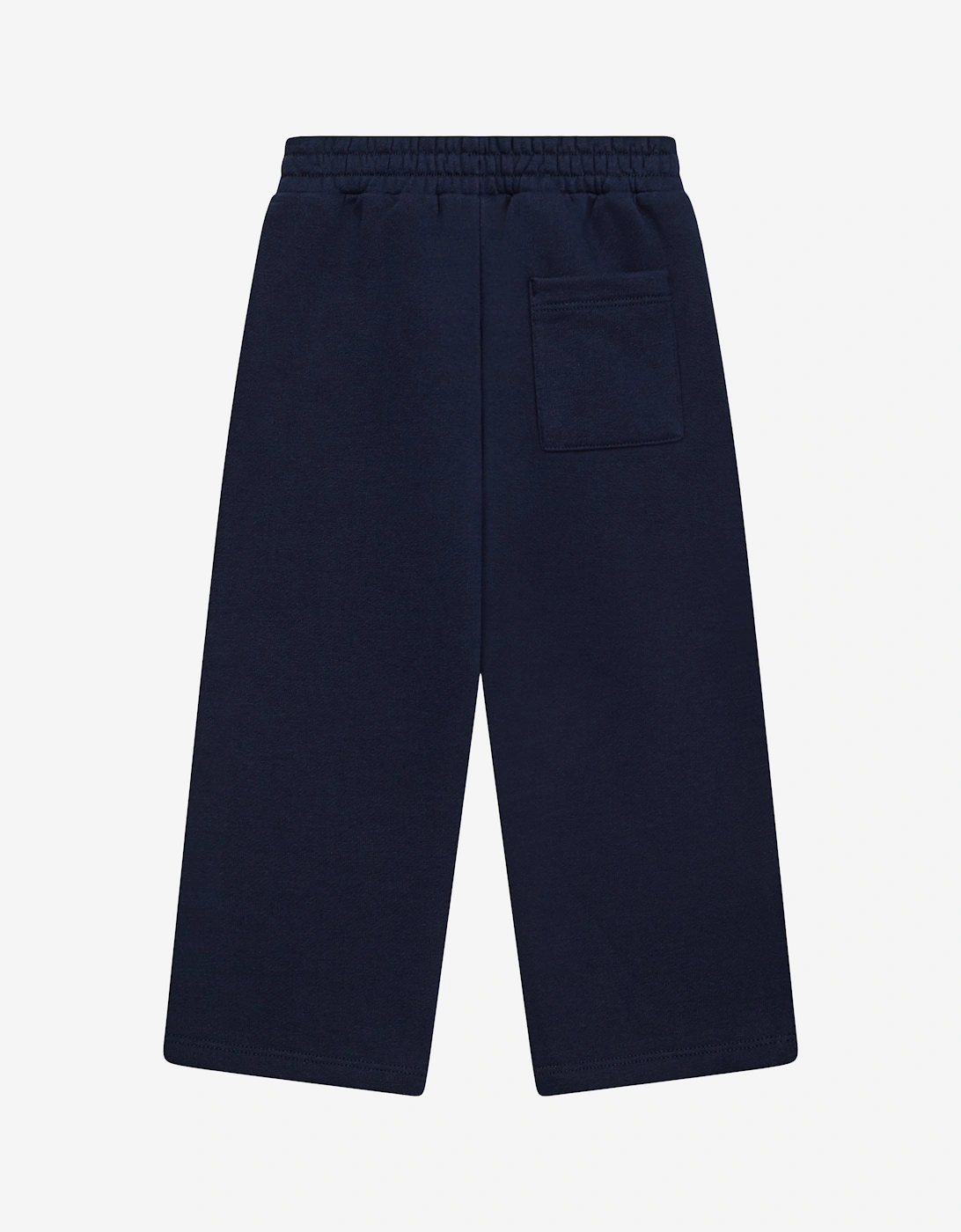 Kids Emblem Applique Joggers in Navy