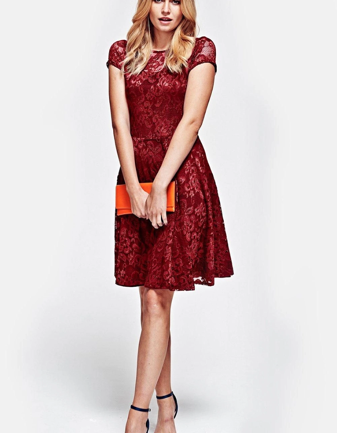 Lace Fit n Flare Dress, 2 of 1