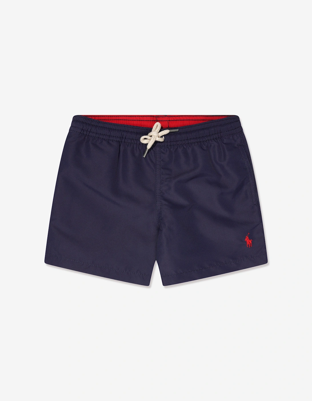 Boys Logo Swim Shorts in Navy, 5 of 4