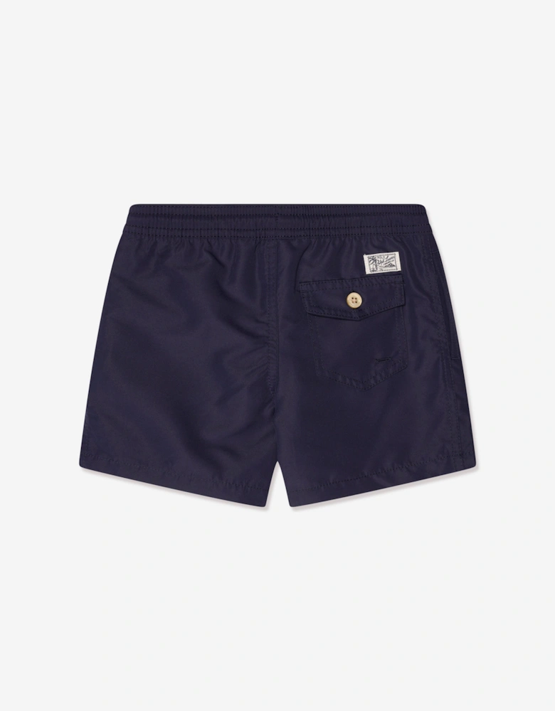 Boys Logo Swim Shorts in Navy