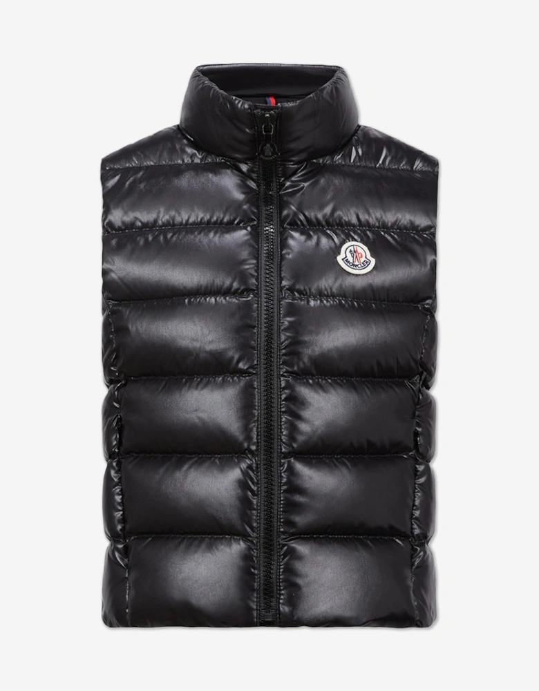 Girls Down Padded Ghany Gilet in Black