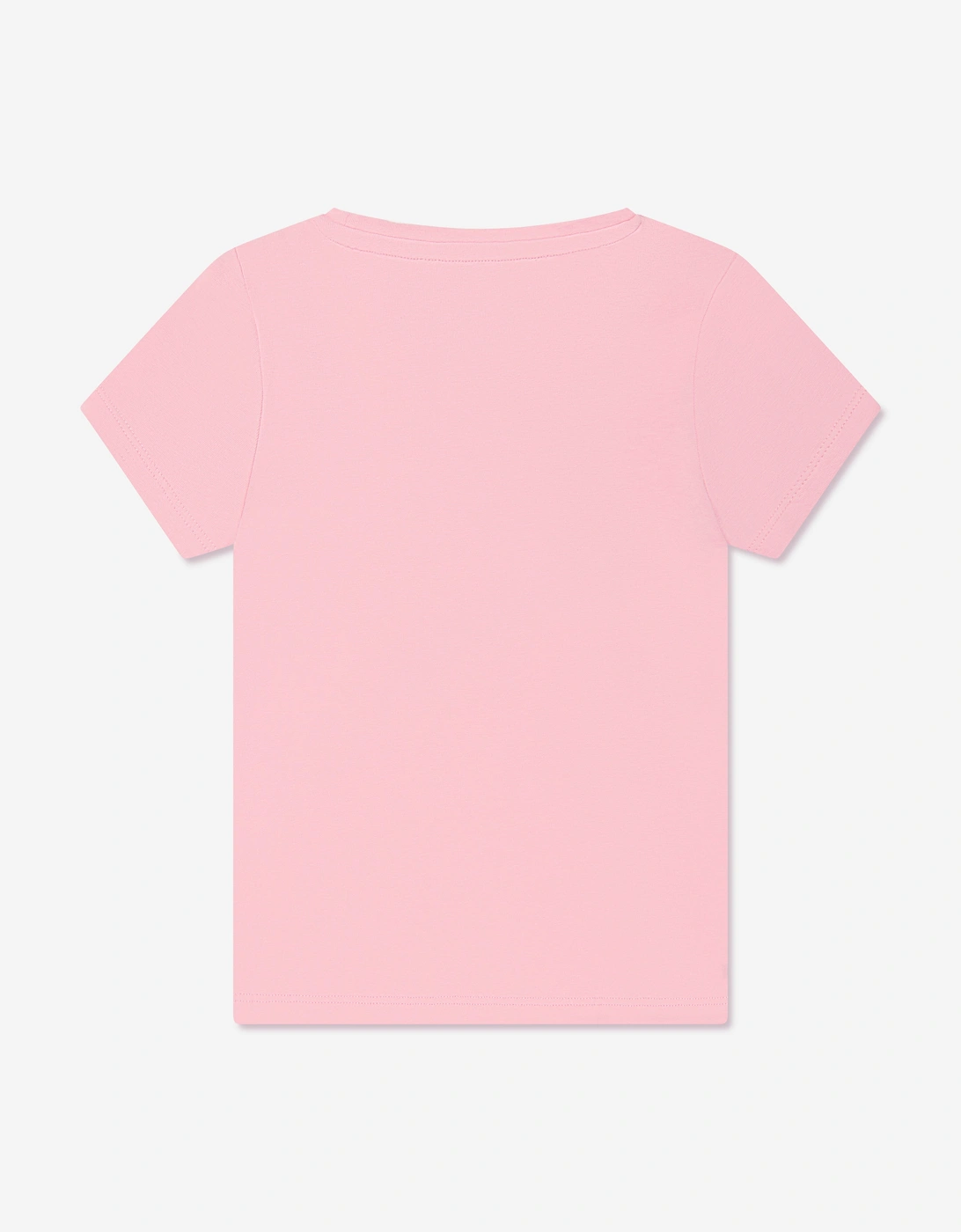 Girls Logo Print T-Shirt in Pink