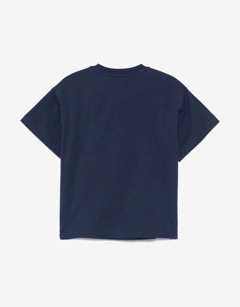 Boys Shield T-Shirt in Navy