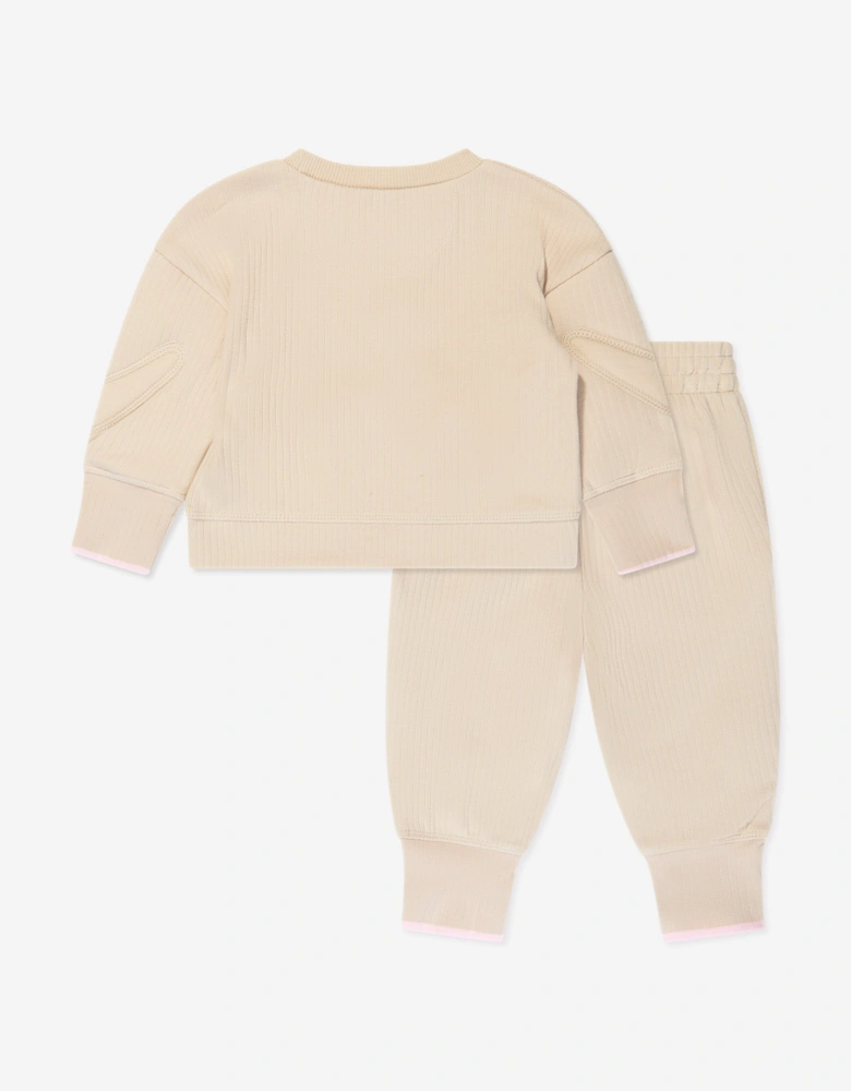 Baby Readyset Tracksuit in Beige