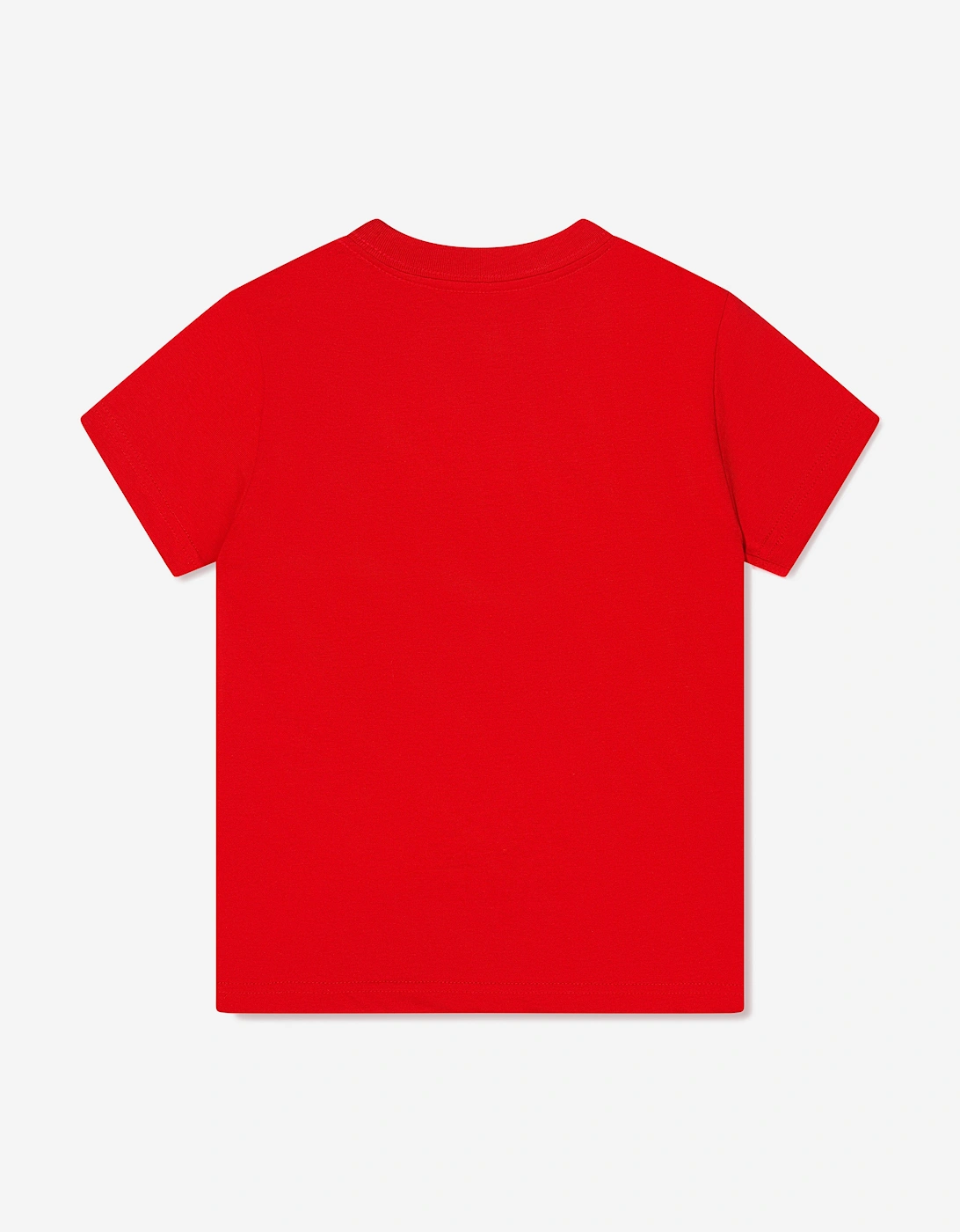Boys Logo T-Shirt in Red