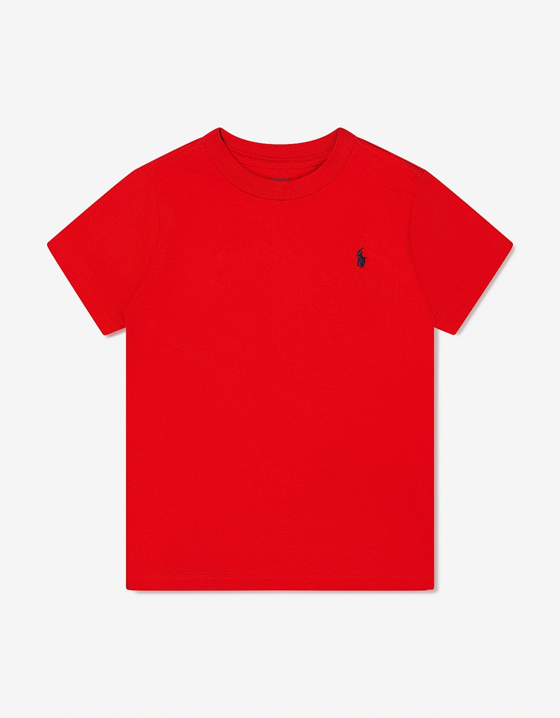 Boys Logo T-Shirt in Red, 6 of 5