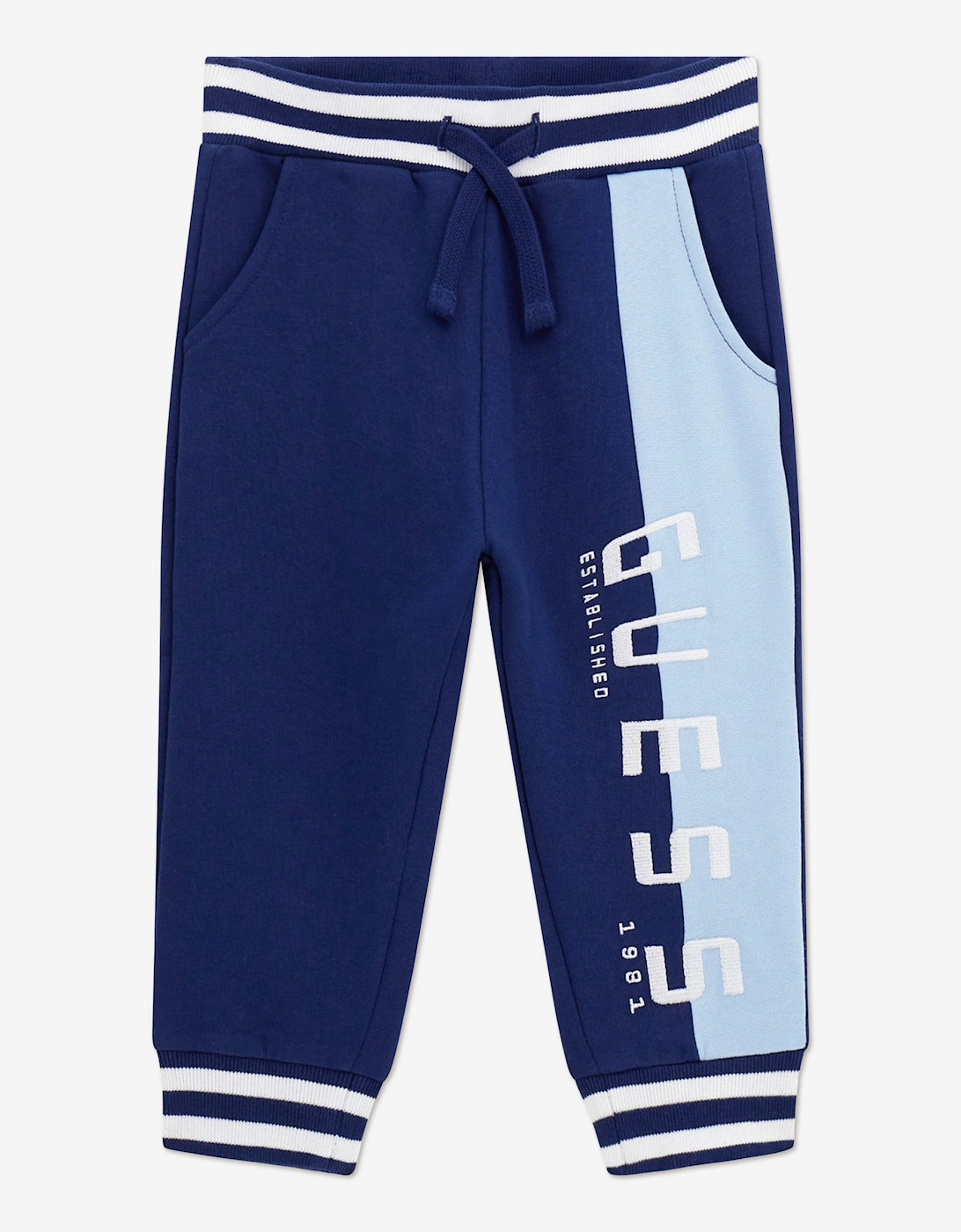 Boys Logo Joggers in Blue, 5 of 4