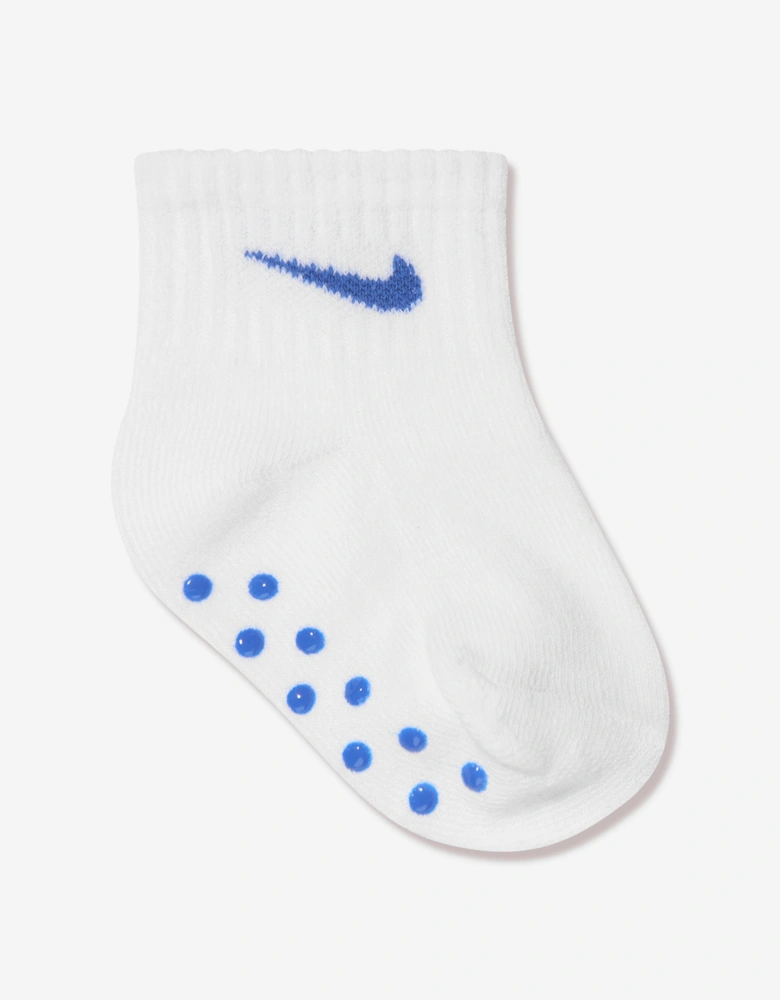 Baby Boys Pop Colour 6 Pack Socks Set in Blue
