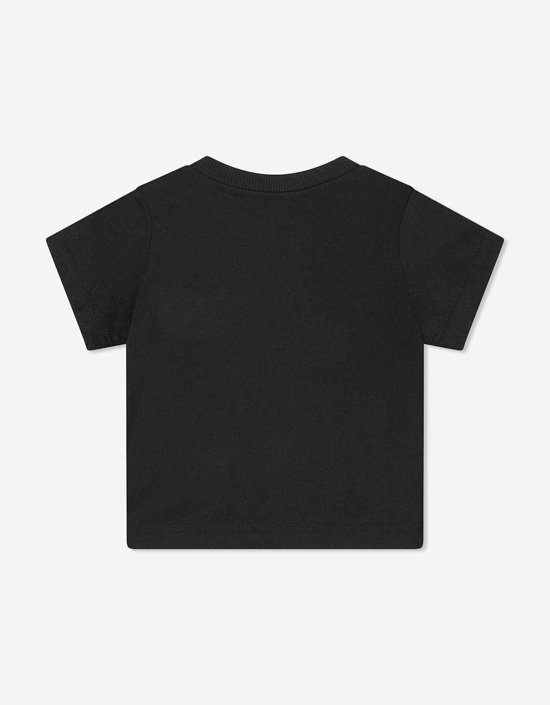 Baby Teddy Bear Logo T-Shirt in Black