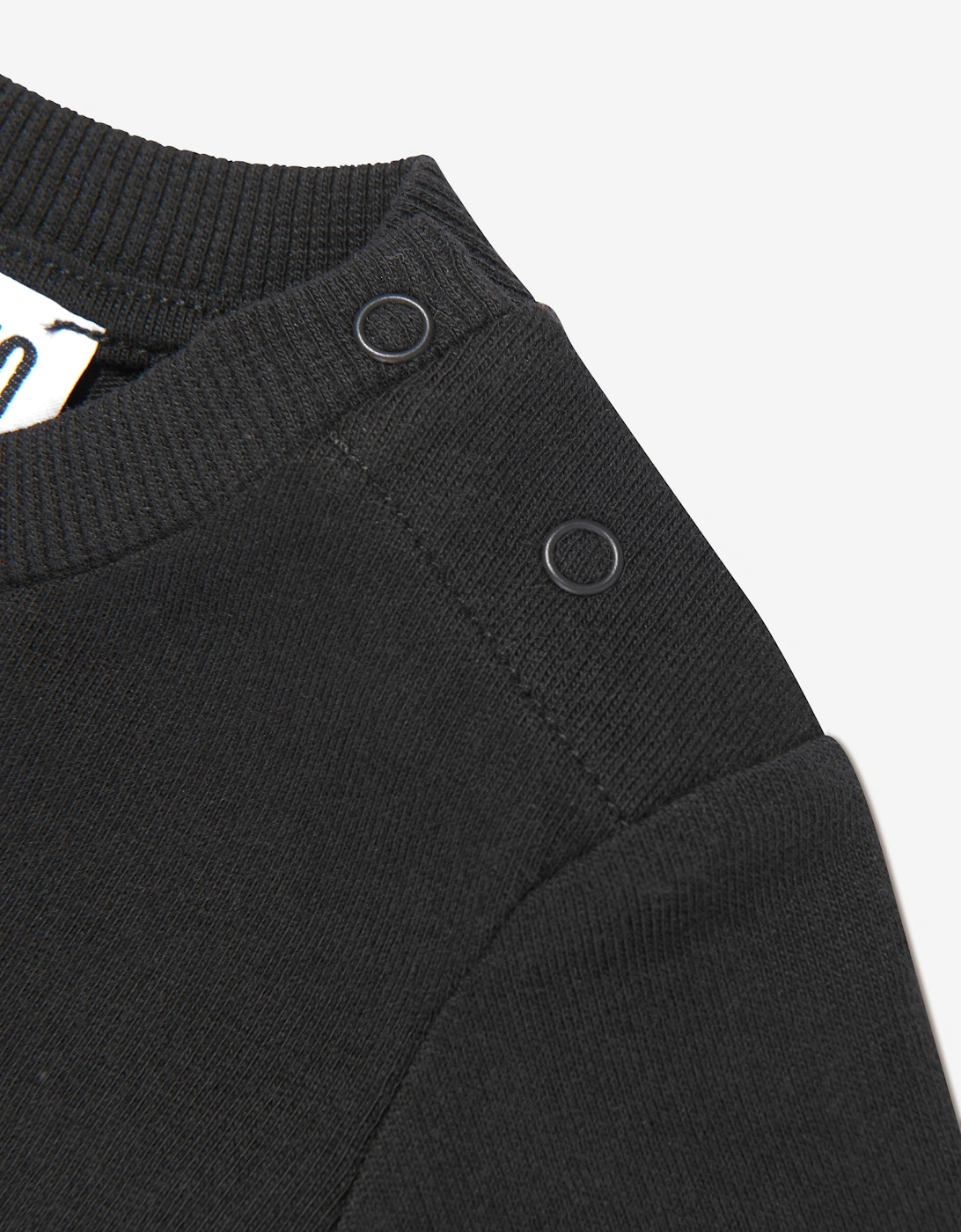 Baby Teddy Bear Logo T-Shirt in Black