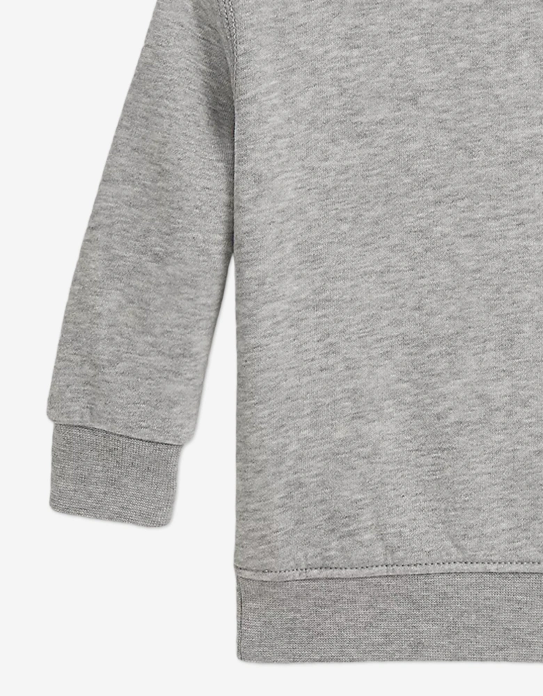 Baby Boys Bear Sweatshirt in Grey