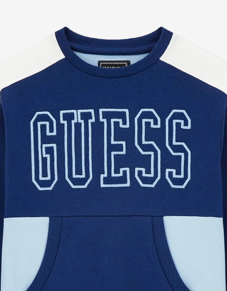 Boys Logo Sweatshirt in Blue