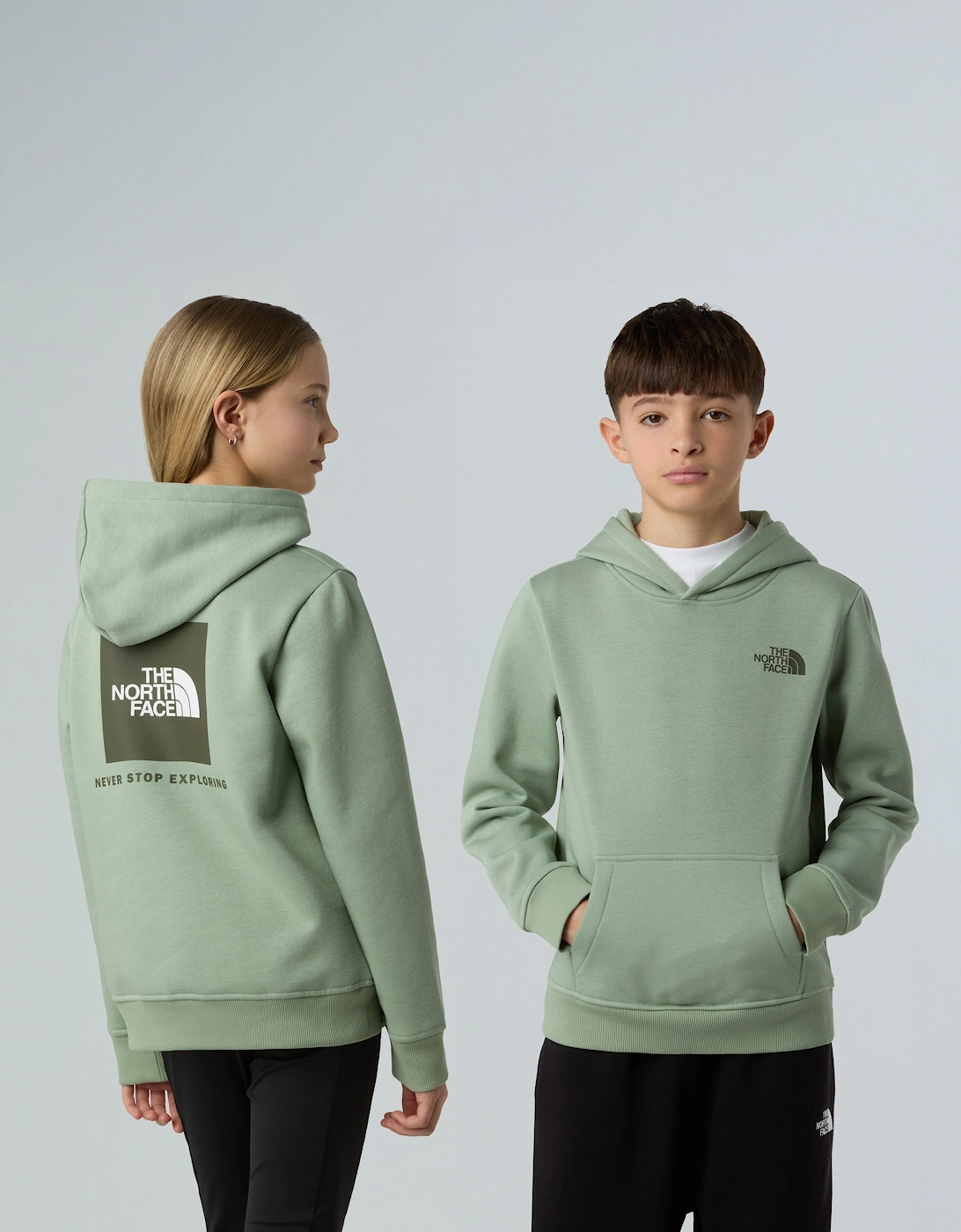 Kids Box NSE Regular Hoodie in Green