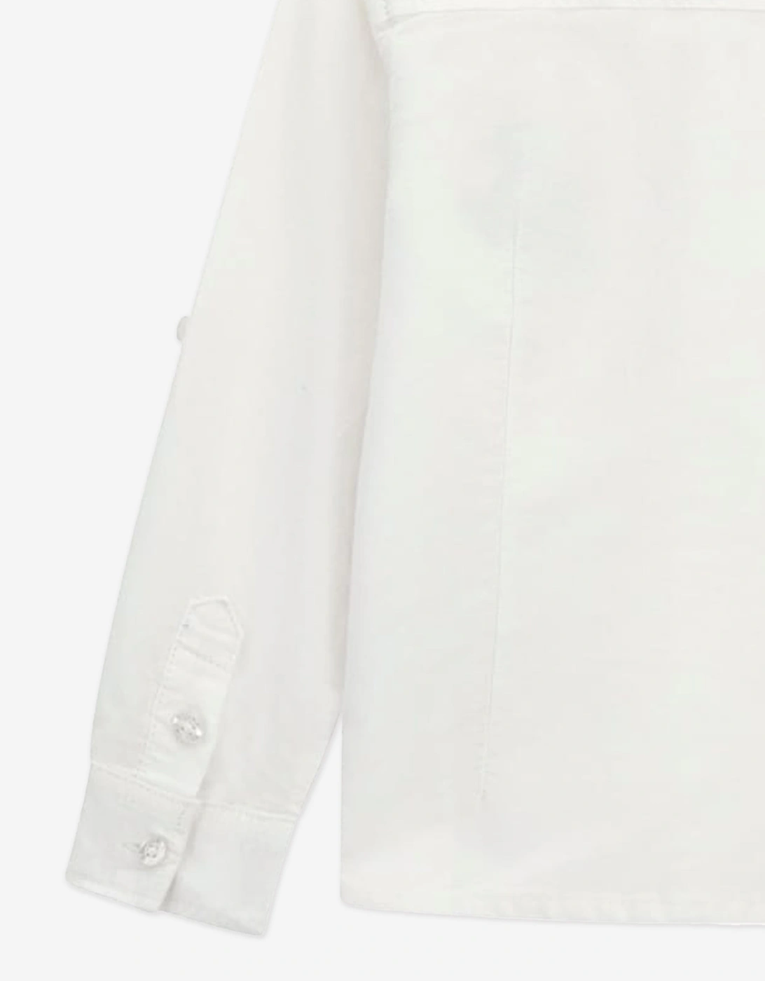 Boys Bear Oxford Shirt in White
