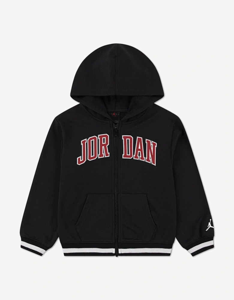 Kids MJ 23 FZ Tracksuit Set in Black