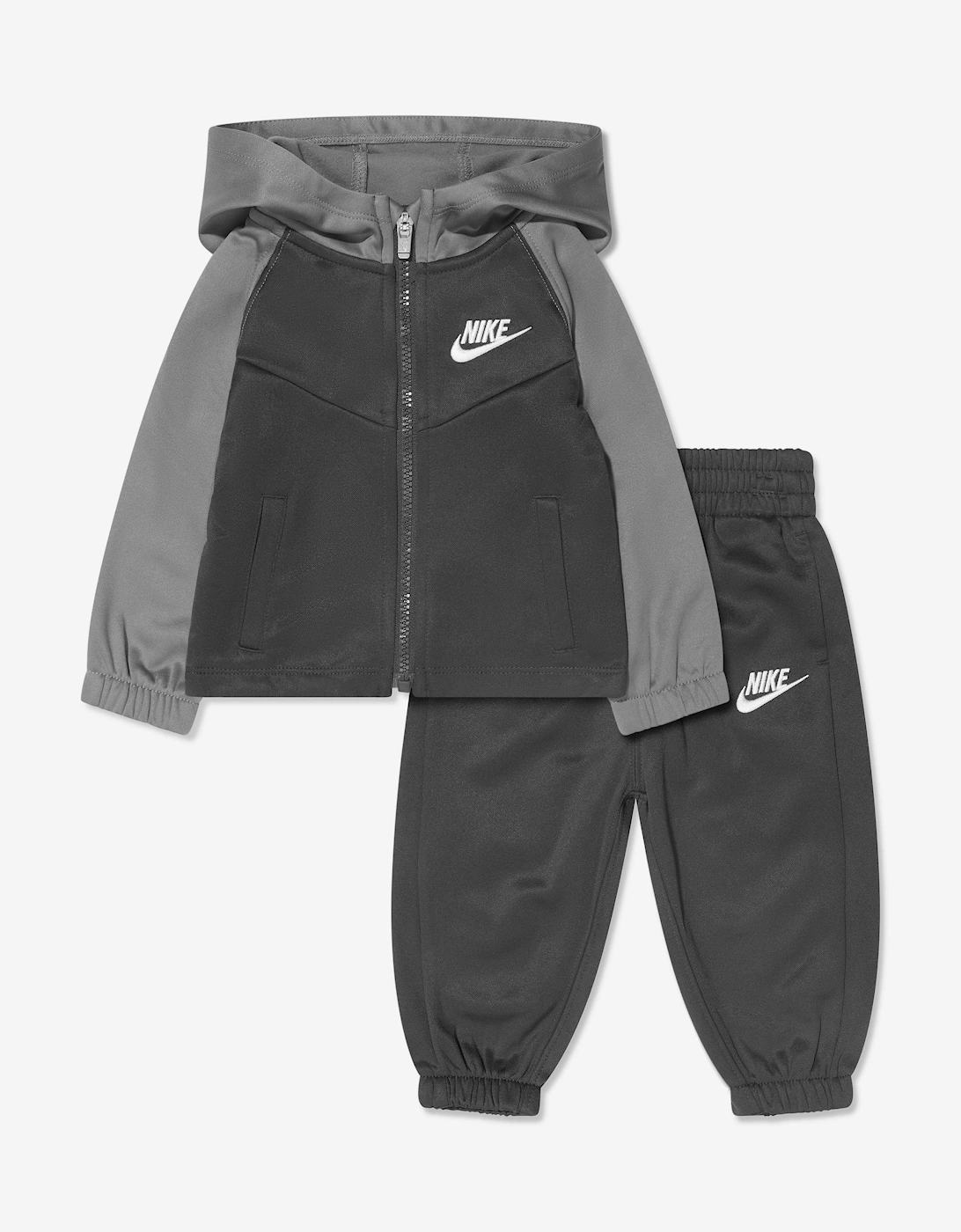 Boys Lifestyle Essential Tracksuit in Grey, 5 of 4