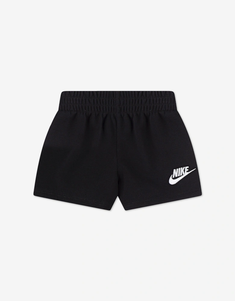 Kids Club LBR Knit Short Set in Black