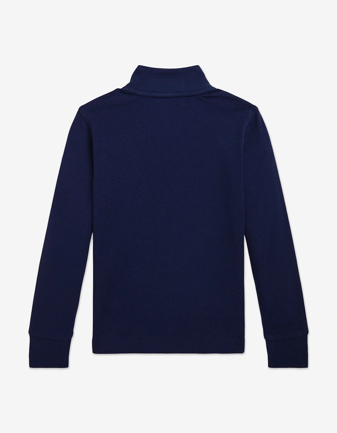 Boys Half Zip Sweatshirt in Navy