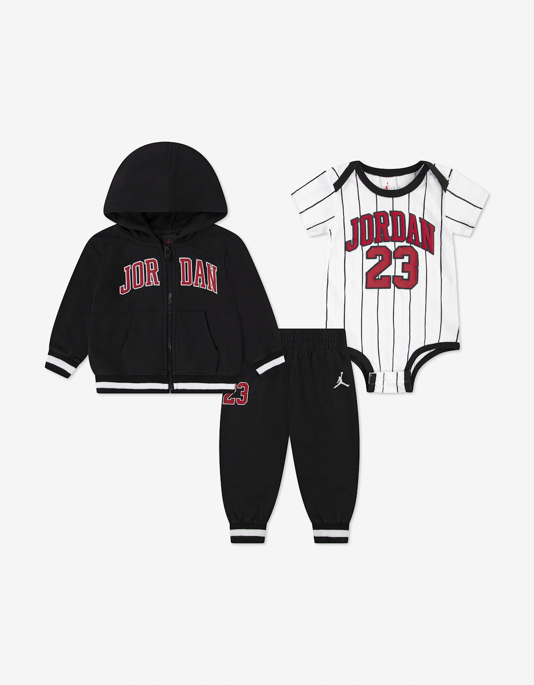 Baby MJ 23 Tracksuit Set in Black, 5 of 4