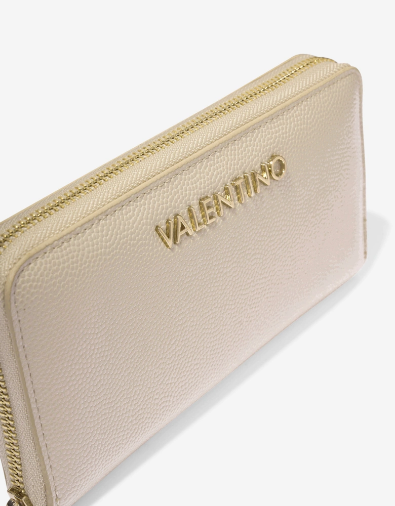 Divina Zip Around Wallet in Beige (14.5m)