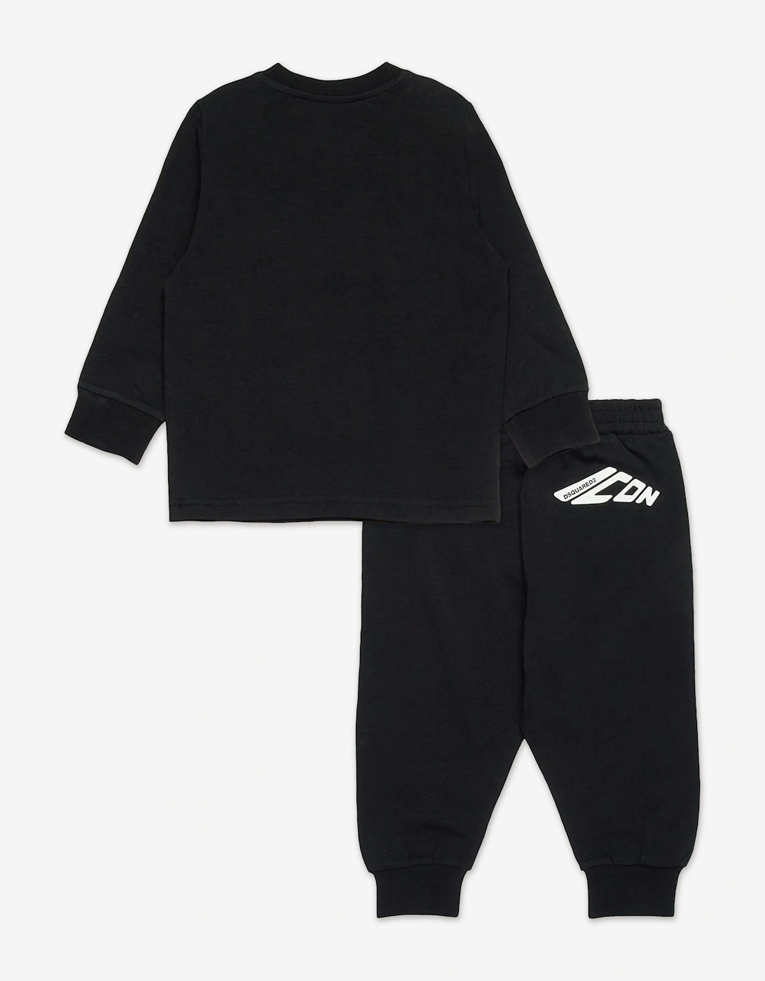 Baby Icon Logo Tracksuit in Black